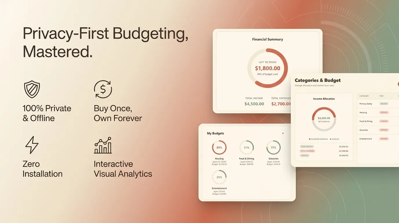 Monthly Budget Planner preview 3